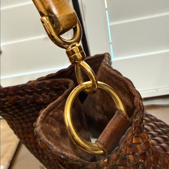 Gucci Rare Woven Leather 2 Way Bag - Picture 8 of 15
